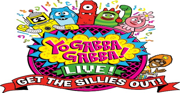 YO GABBA GABBA Parody Trampoline Fun with Muno, Plex, Brobee and Foofa  Get Your Silly Out 