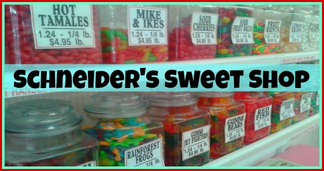 Schneiders candy banner