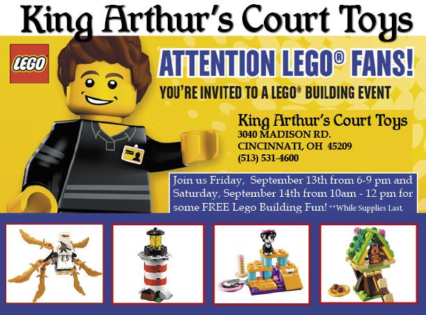 King Arthur #39 s Court Toys Hosts LEGO Building Events Family Friendly