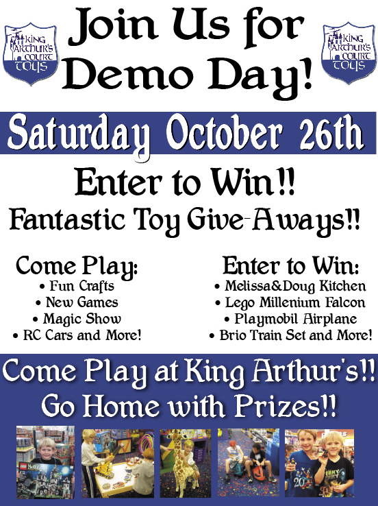 Demo Day at King Arthurs Toys